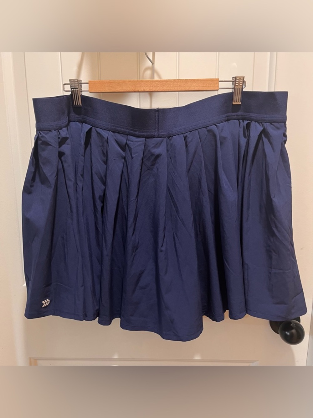 All in Motion Women's Plus Size Tennis Skirt Skort in Navy Blue - 2X